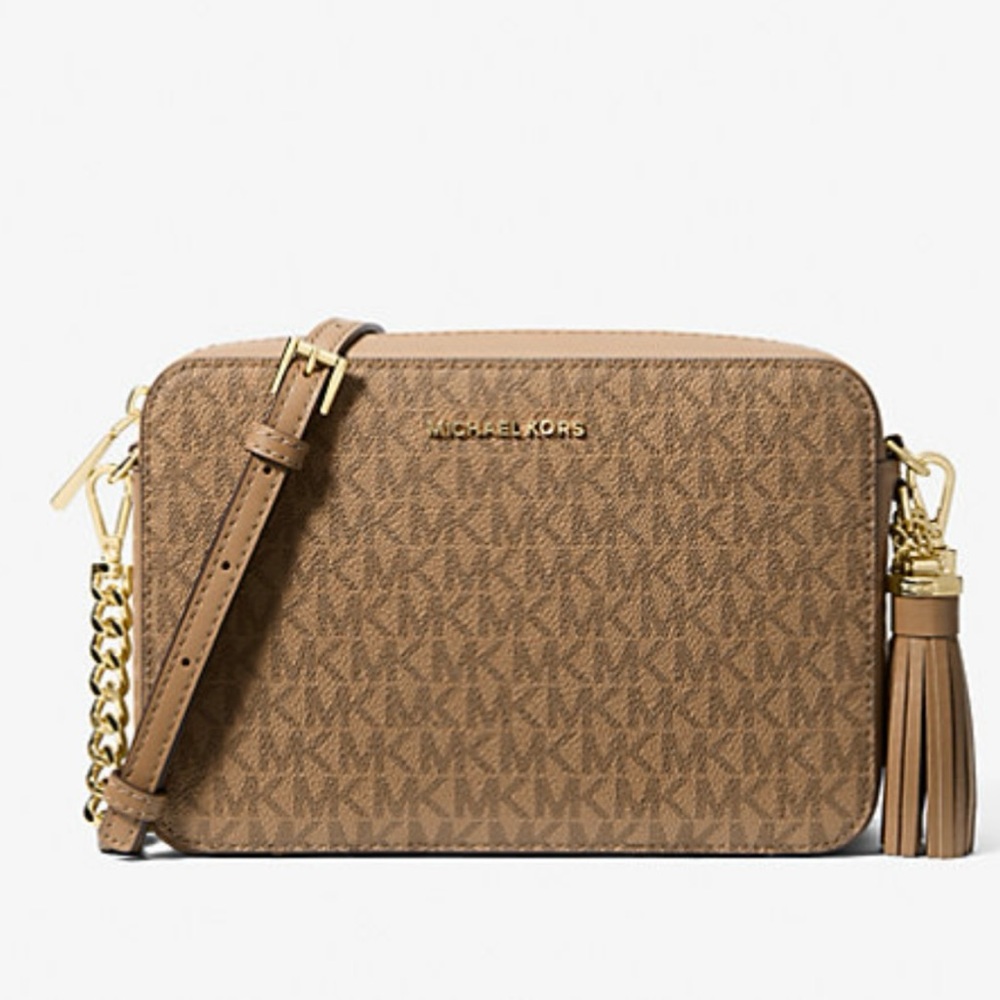 MICHAEL KORS Jet Set Medium Logo Camera Bag
